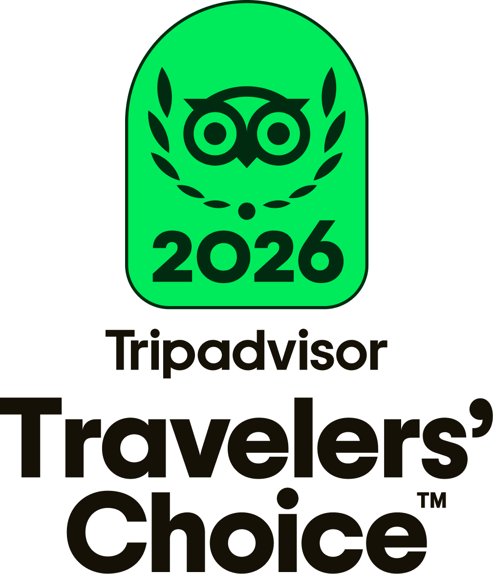 Tripadvisor TC Badge Travelers’ Choice Center Aligned Black - L